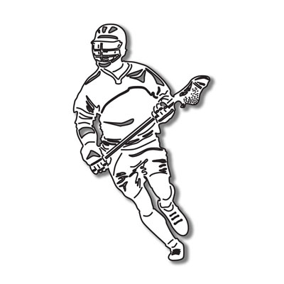 Stamping Station - Lacrosse Player